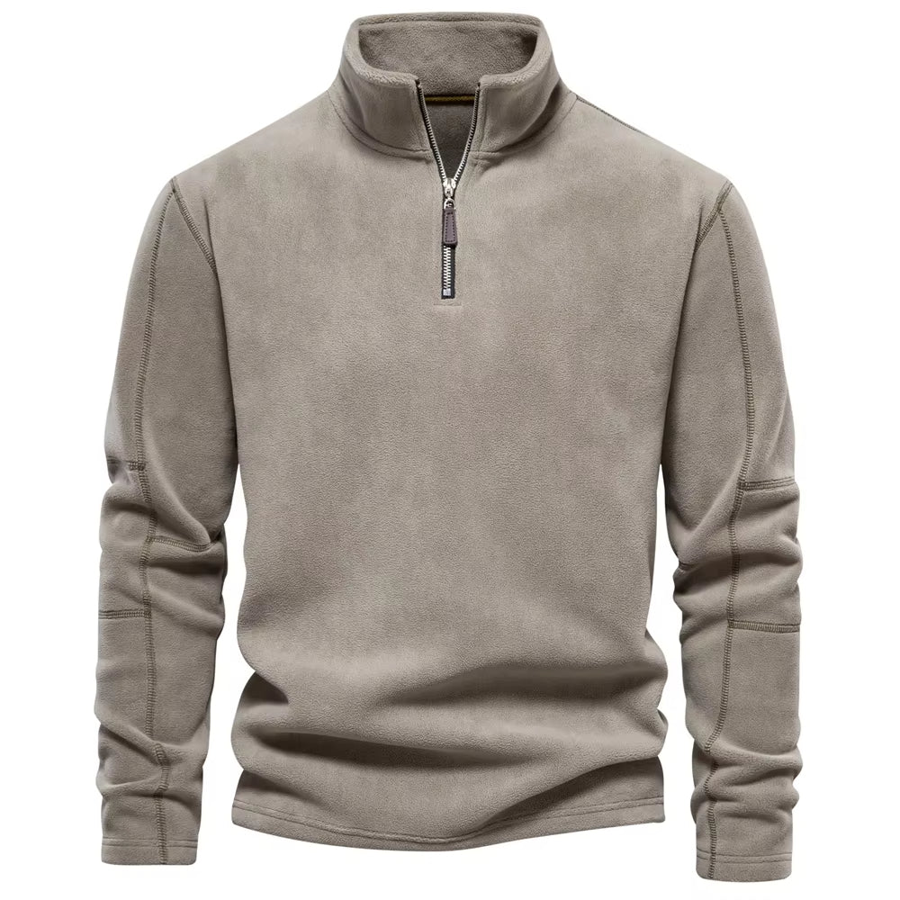 Heren Dikke Fleece Sweatshirt half zip - Simon