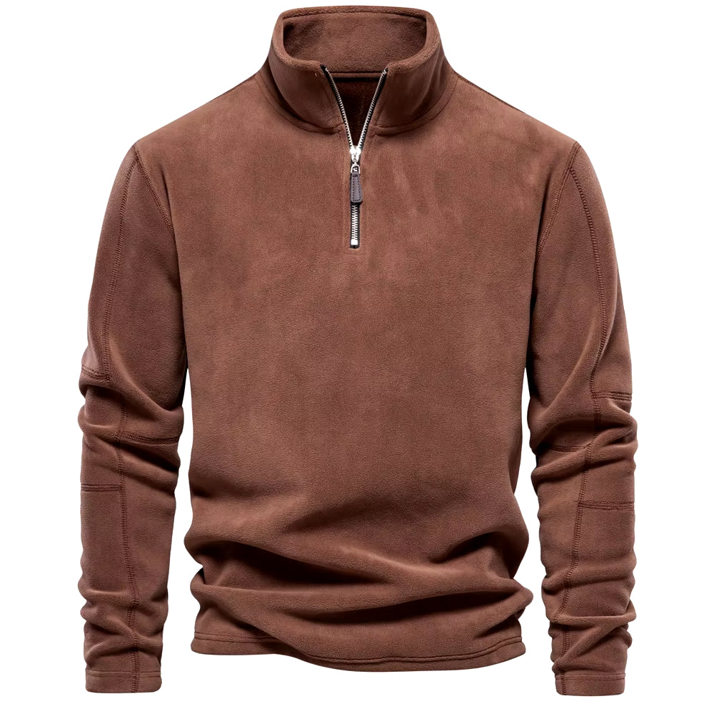 Heren Dikke Fleece Sweatshirt half zip - Simon