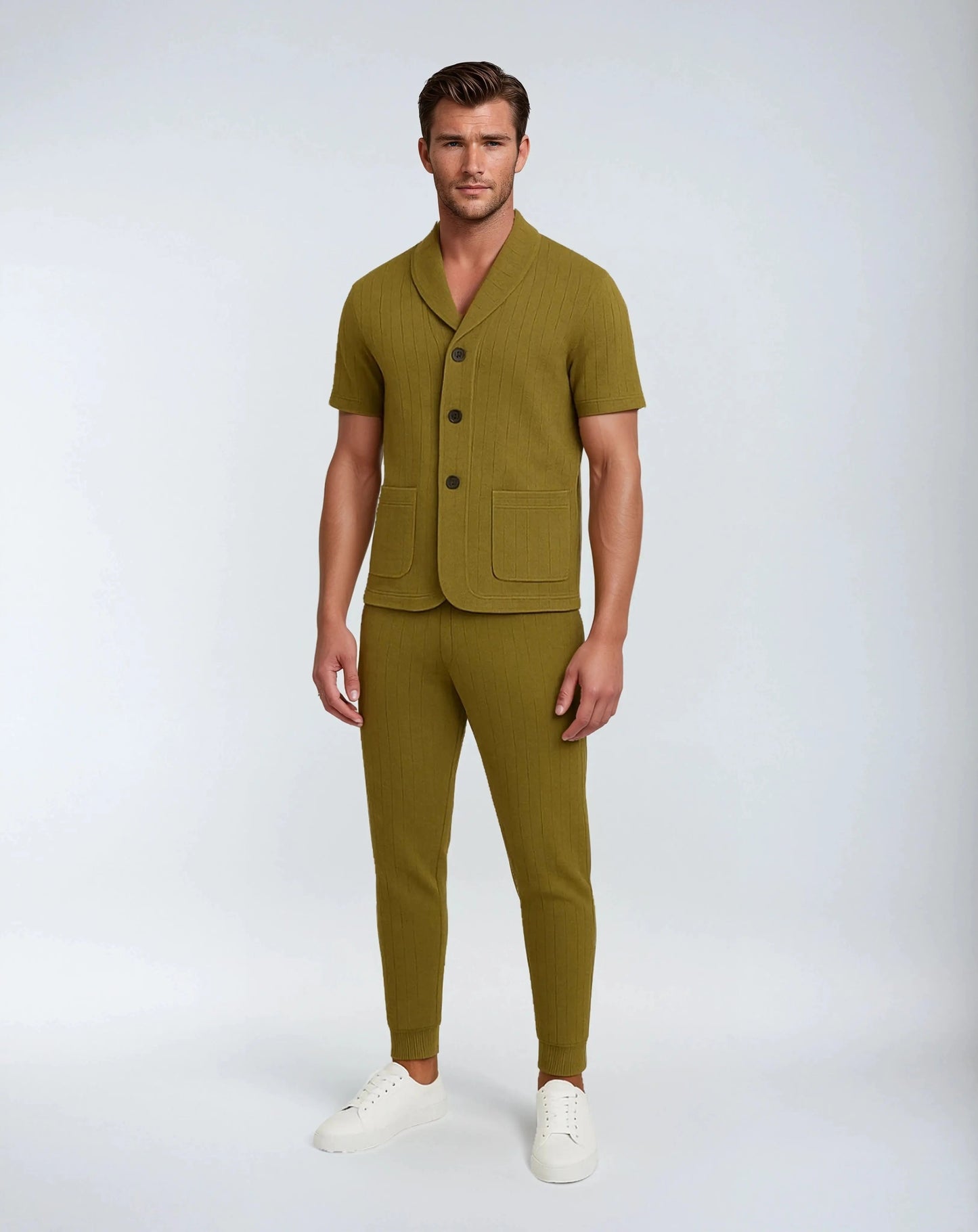 Loungewearset Gestructureerd Luxe Comfort – Jude