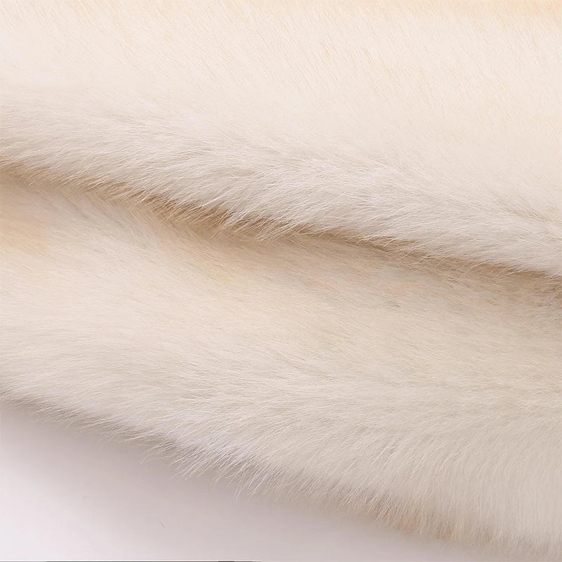 Trendy bontjas pluizig warm - Vromy