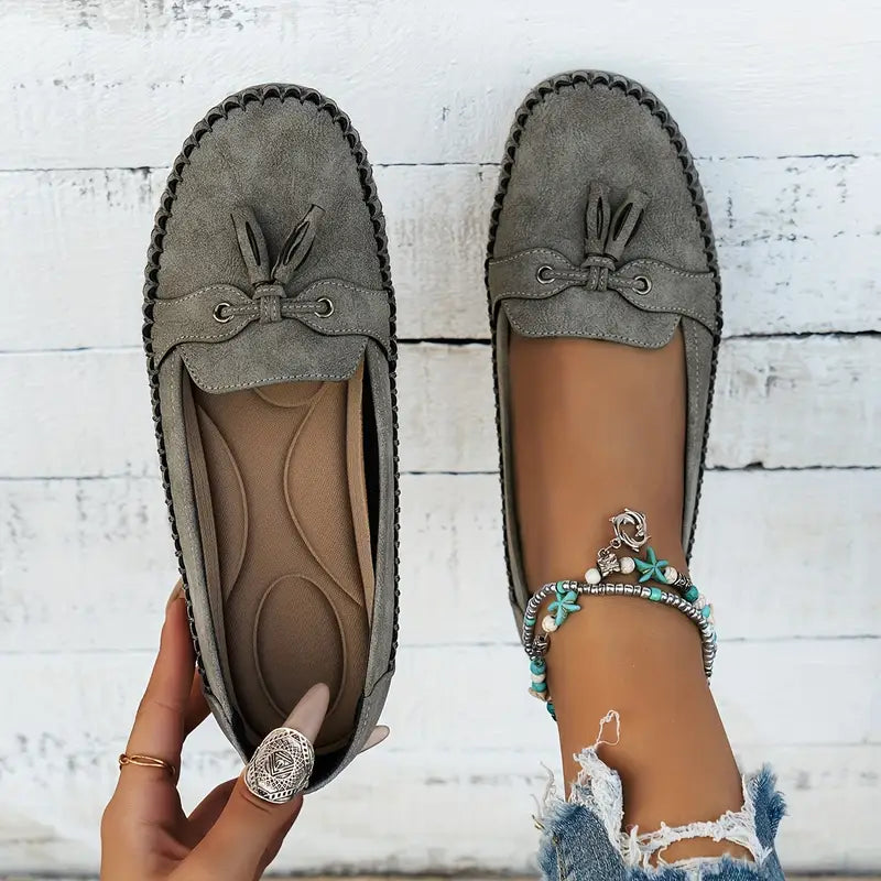 Loafers met Strikdetail en Flexibele Zool – Ulyssa