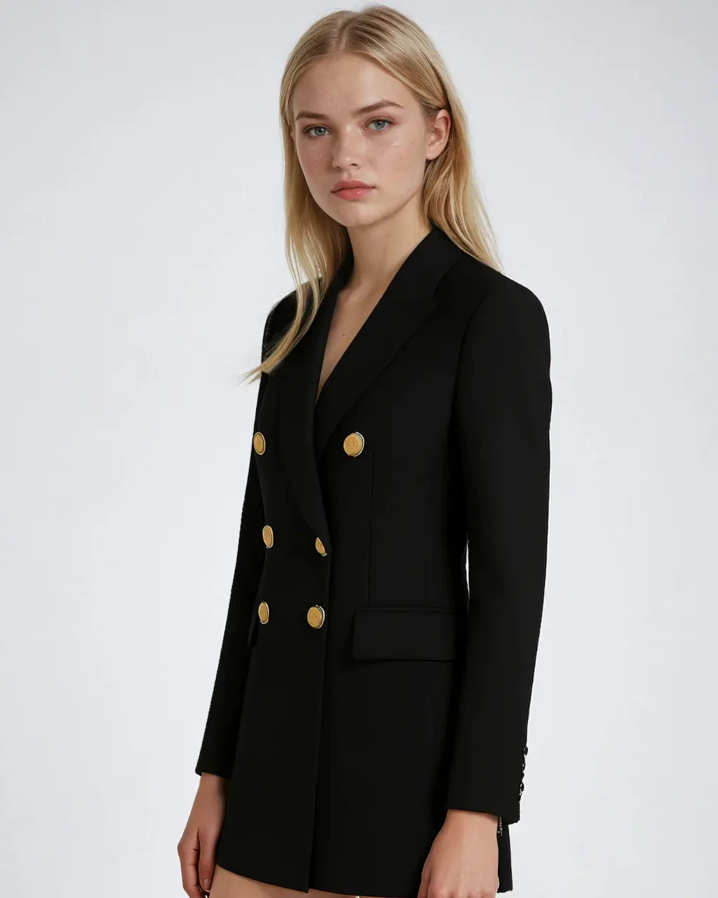 Blazer Stijlvol Polyester Lange Mouwen – Rizza
