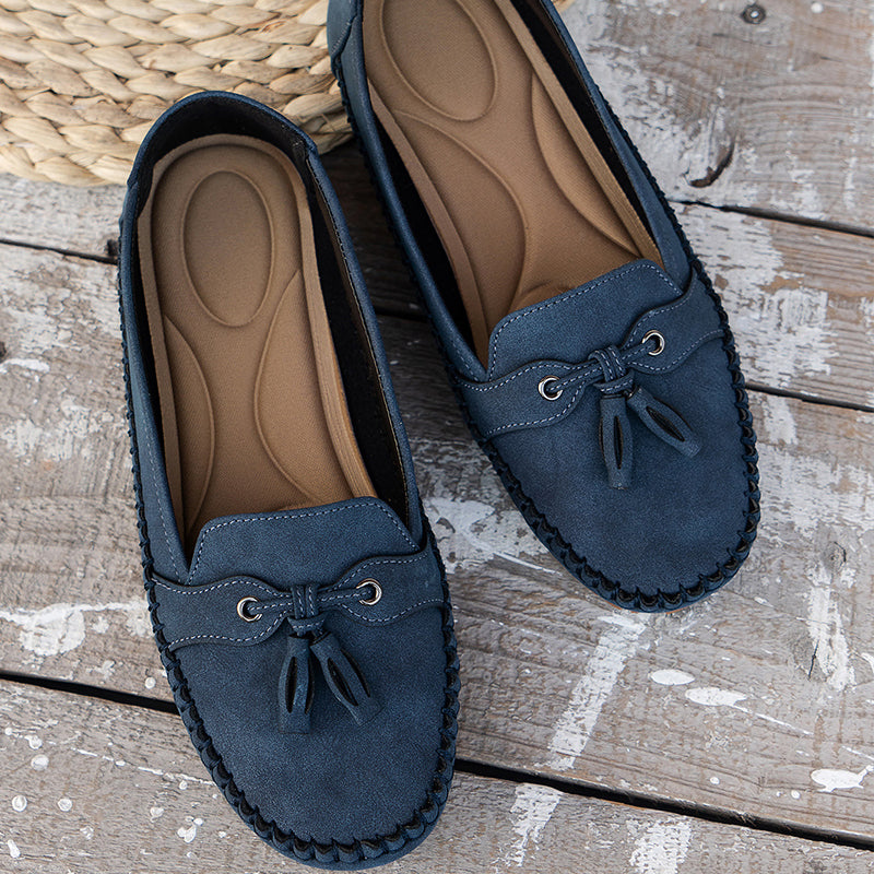 Loafers met Strikdetail en Flexibele Zool – Ulyssa