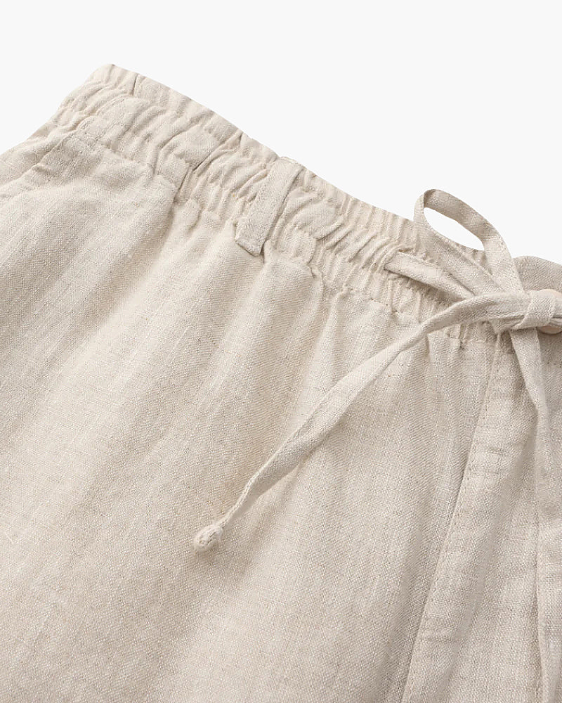 Linnen Shorts Lichtgewicht Ademend Comfortabel – Jeroene
