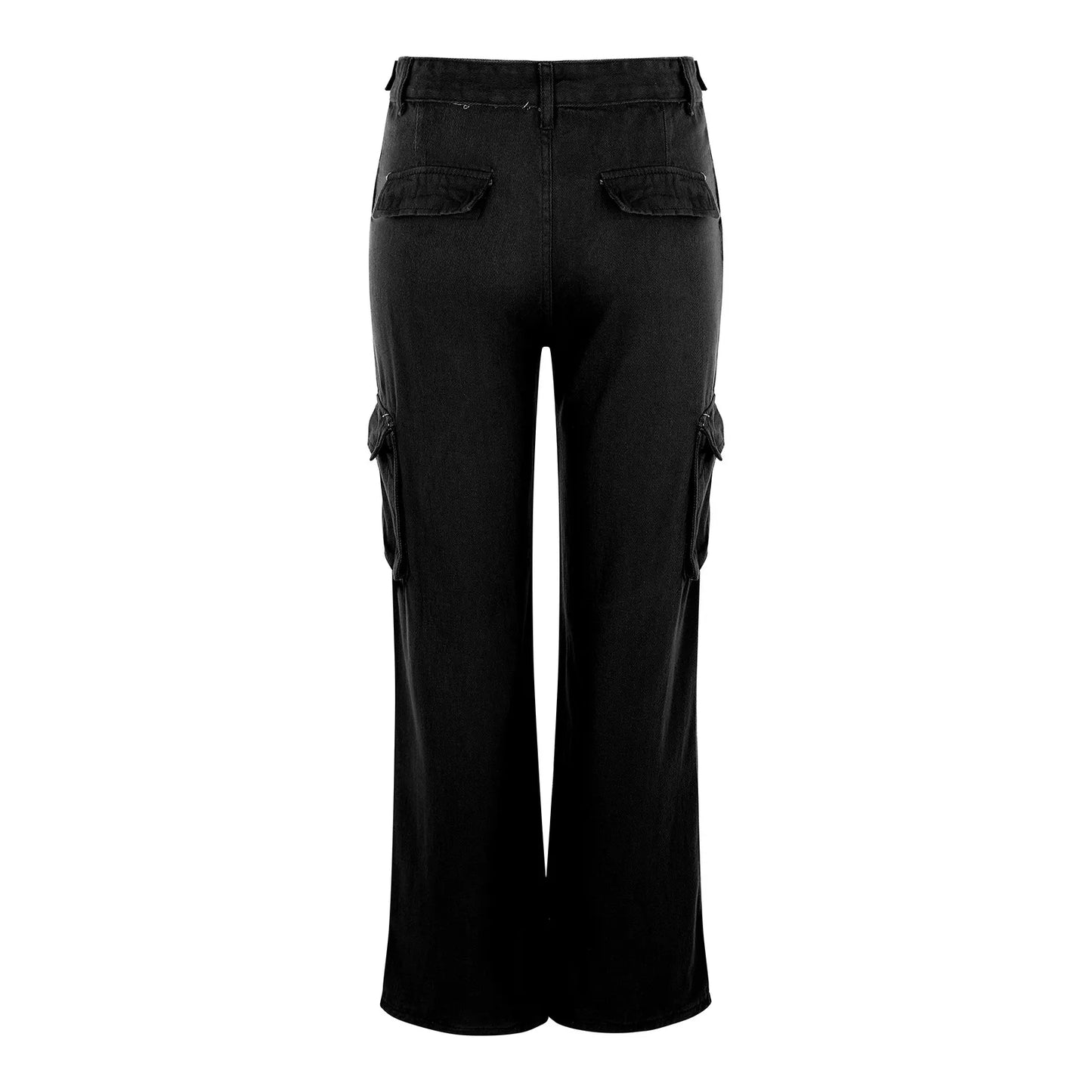 Casual hoge taille cargo rechte broek dames - Diane