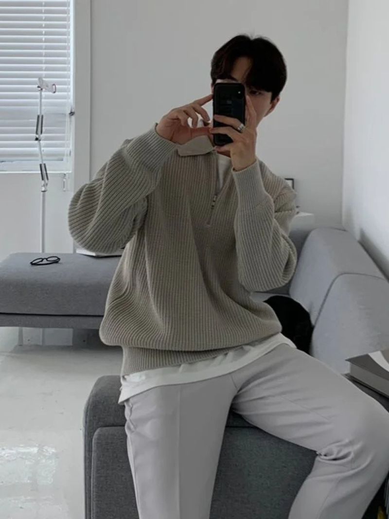 Oversized Trui Comfortabel Zacht Materiaal – Zachary