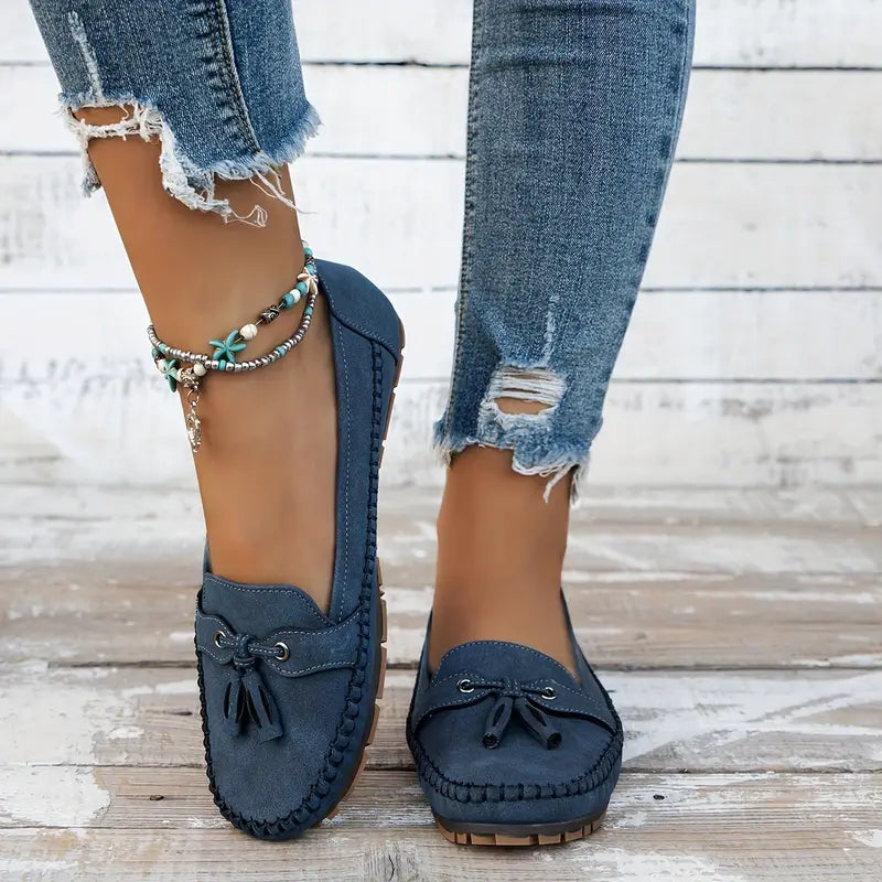Loafers met Strikdetail en Flexibele Zool – Ulyssa