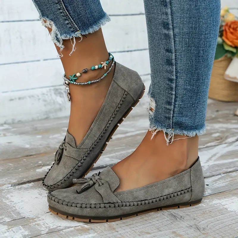 Loafers met Strikdetail en Flexibele Zool – Ulyssa