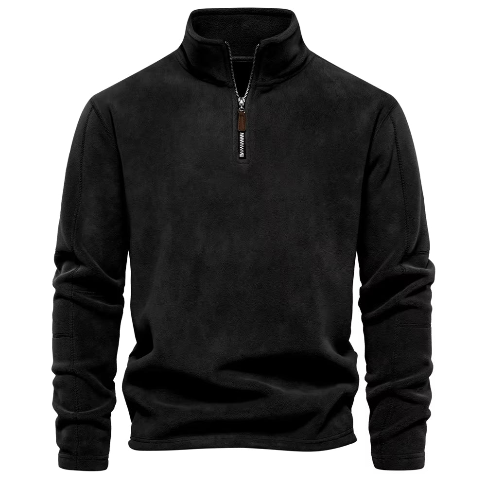 Heren Dikke Fleece Sweatshirt half zip - Simon