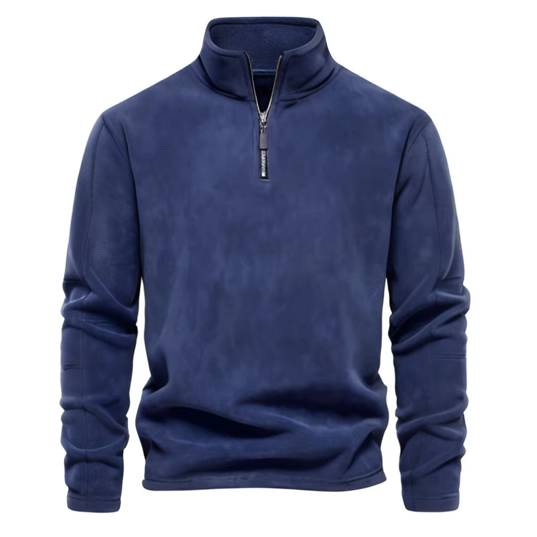 Heren Dikke Fleece Sweatshirt half zip - Simon