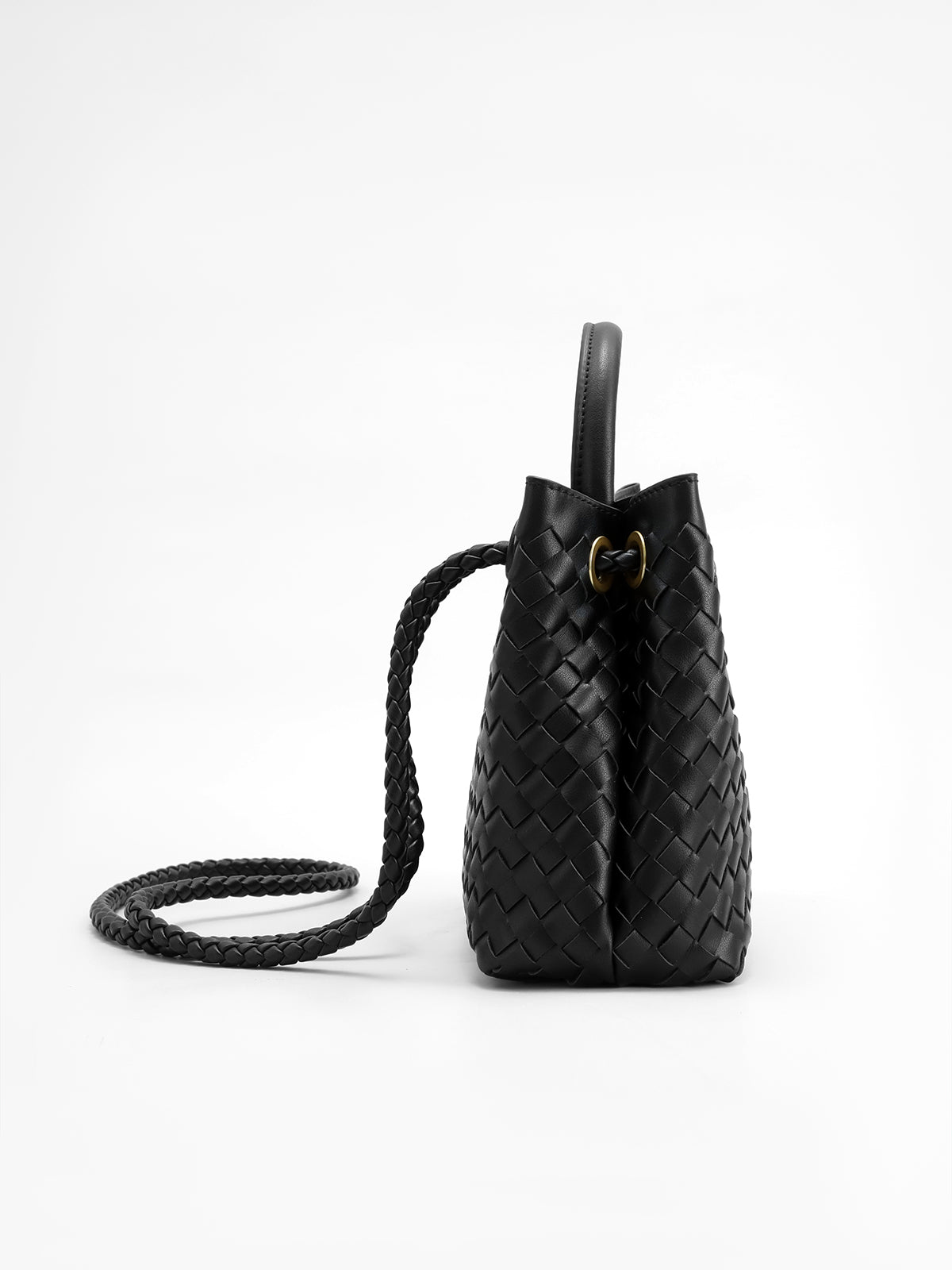 Tas Elegant Metaal Twist Detail – Olive