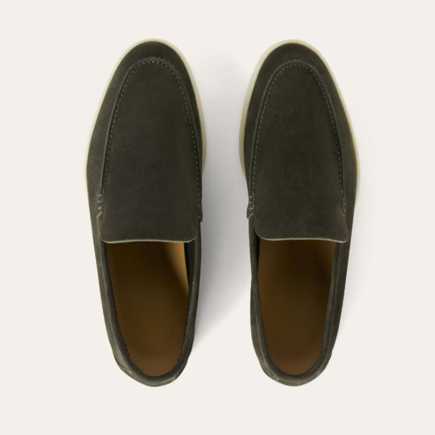Loafers Premium Suède Profond Groen – Gert