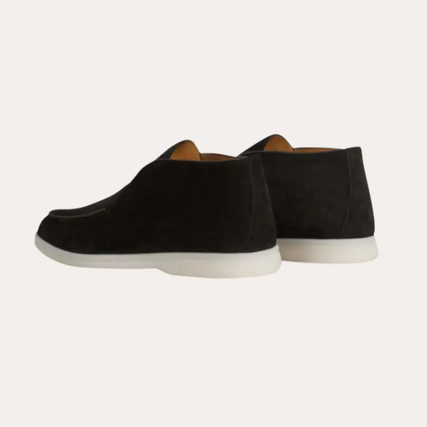 Suède Loafers Stijlvol Profond Zwart – Koos
