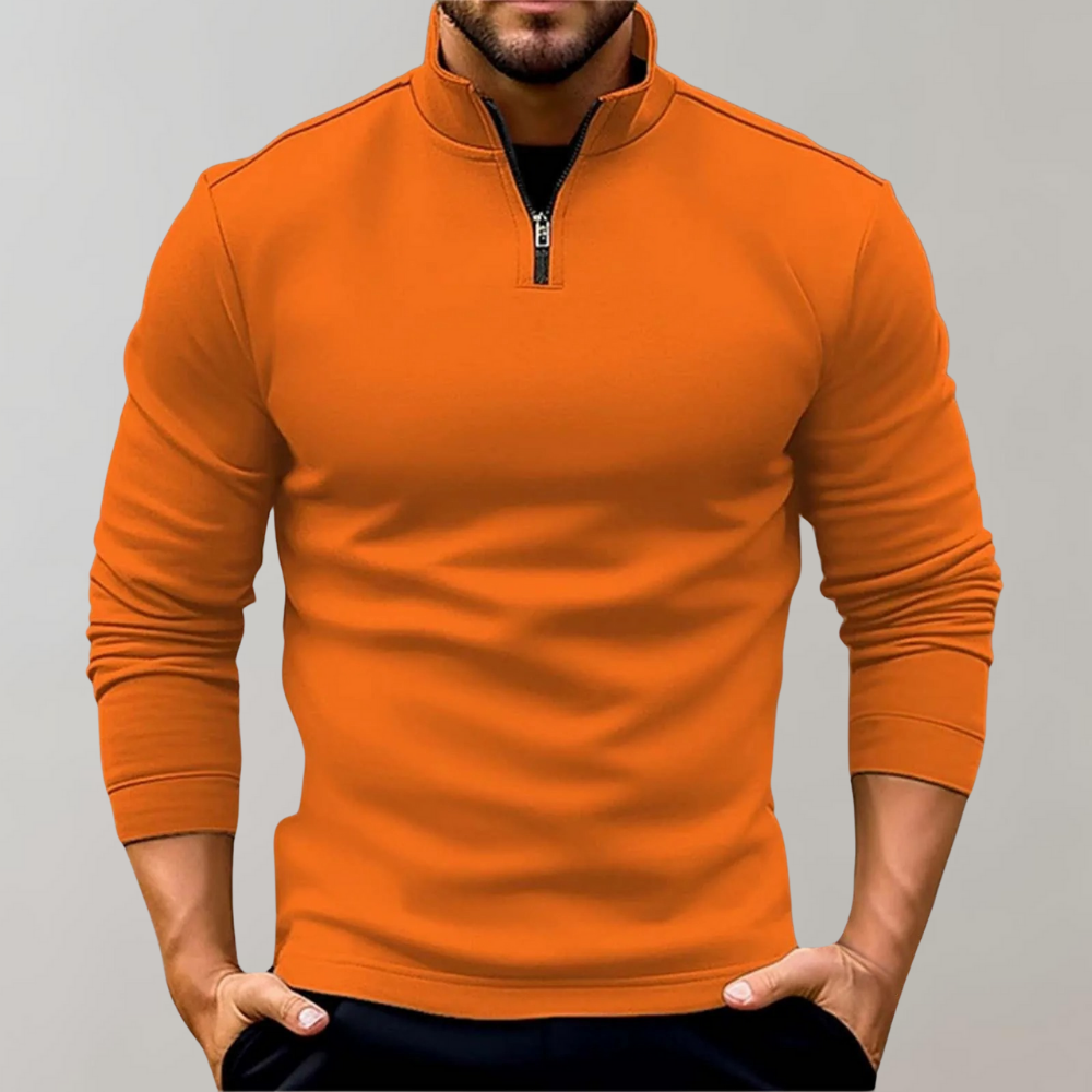 Half-Zip Sweatshirt Stijlvol en Veelzijdig – Wouter
