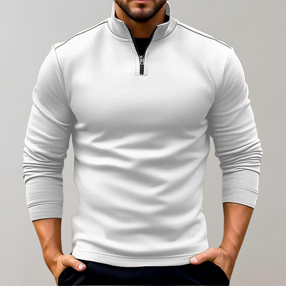 Half-Zip Sweatshirt Stijlvol en Veelzijdig – Wouter