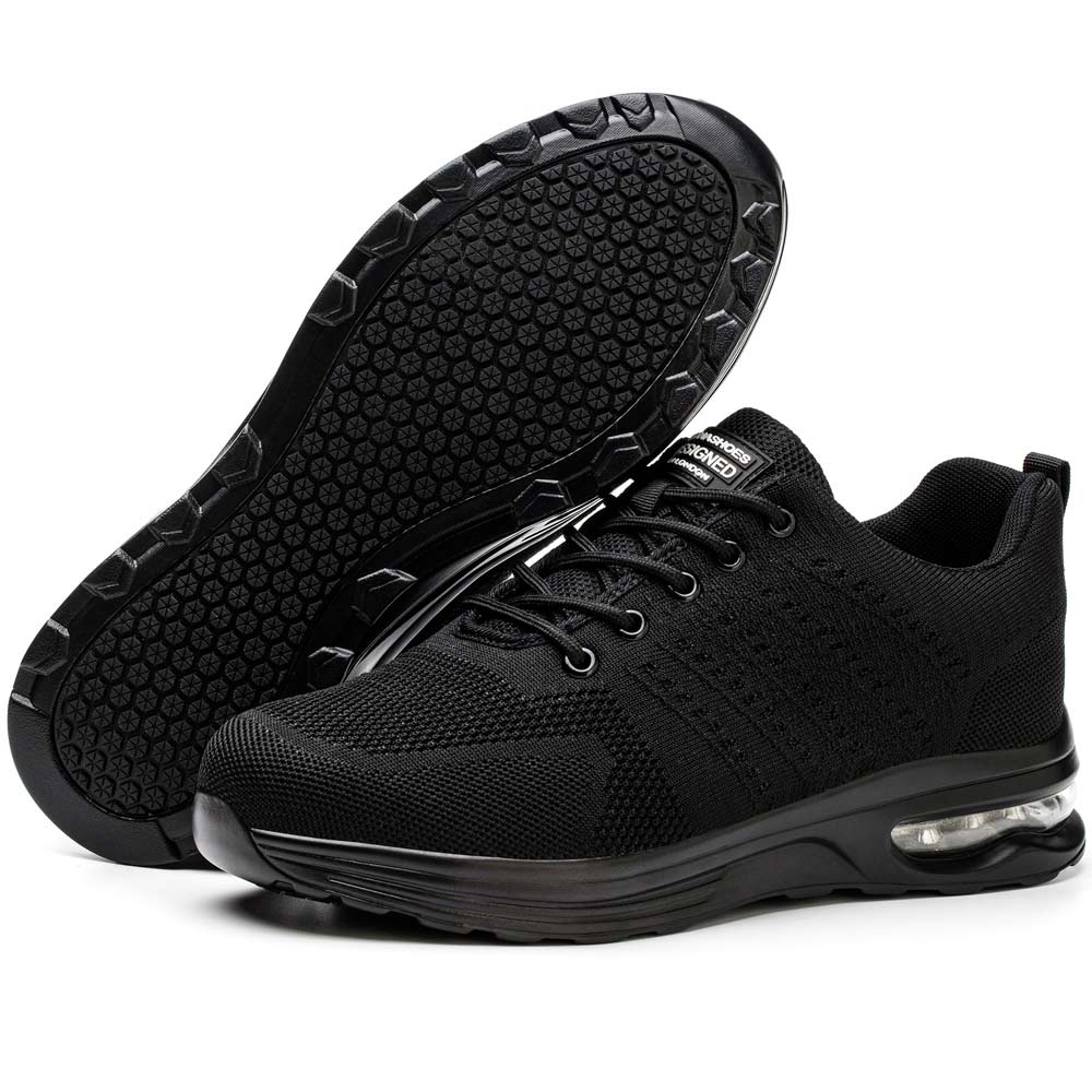 Sport Sneakers Zwart Ademend Mesh – Anthonius