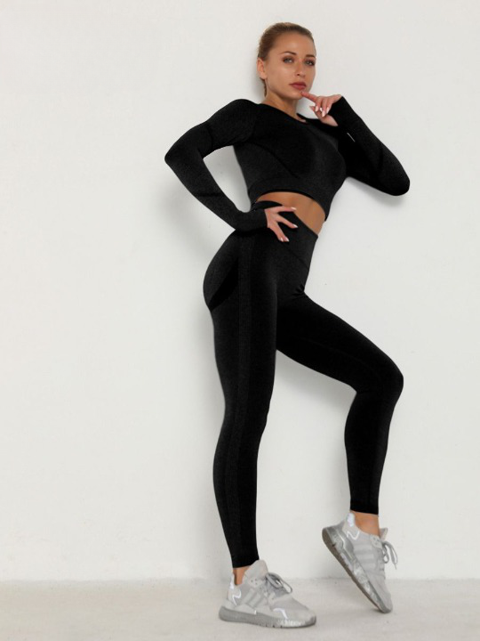Tweedelig Sport Set Comfortabele Pasvorm – Elisse