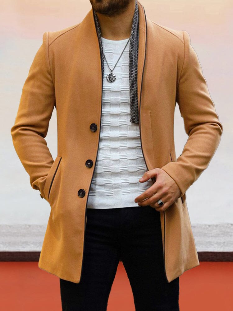 Tweed Jas Enkelsluiting Stijlvol – Tjapko