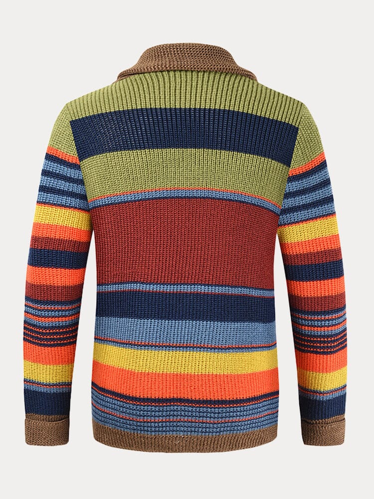 Trui met Kraag Multicolor Gebreid – Walraven
