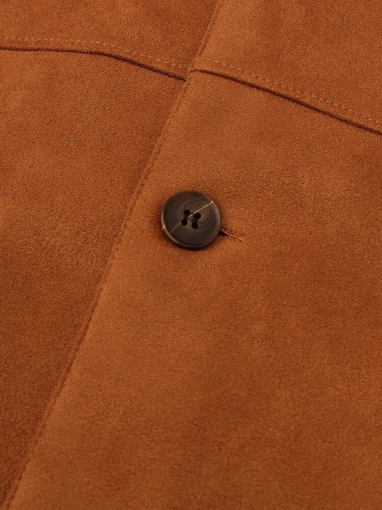 Trenchcoat Vintage Comfortabel Suède – Mertie