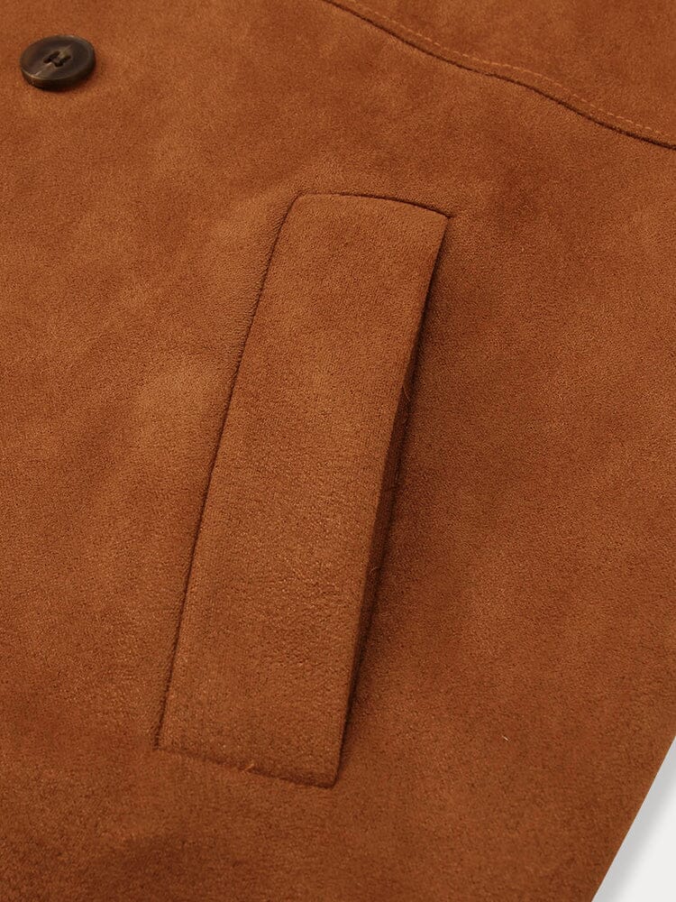 Trenchcoat Vintage Comfortabel Suède – Mertie
