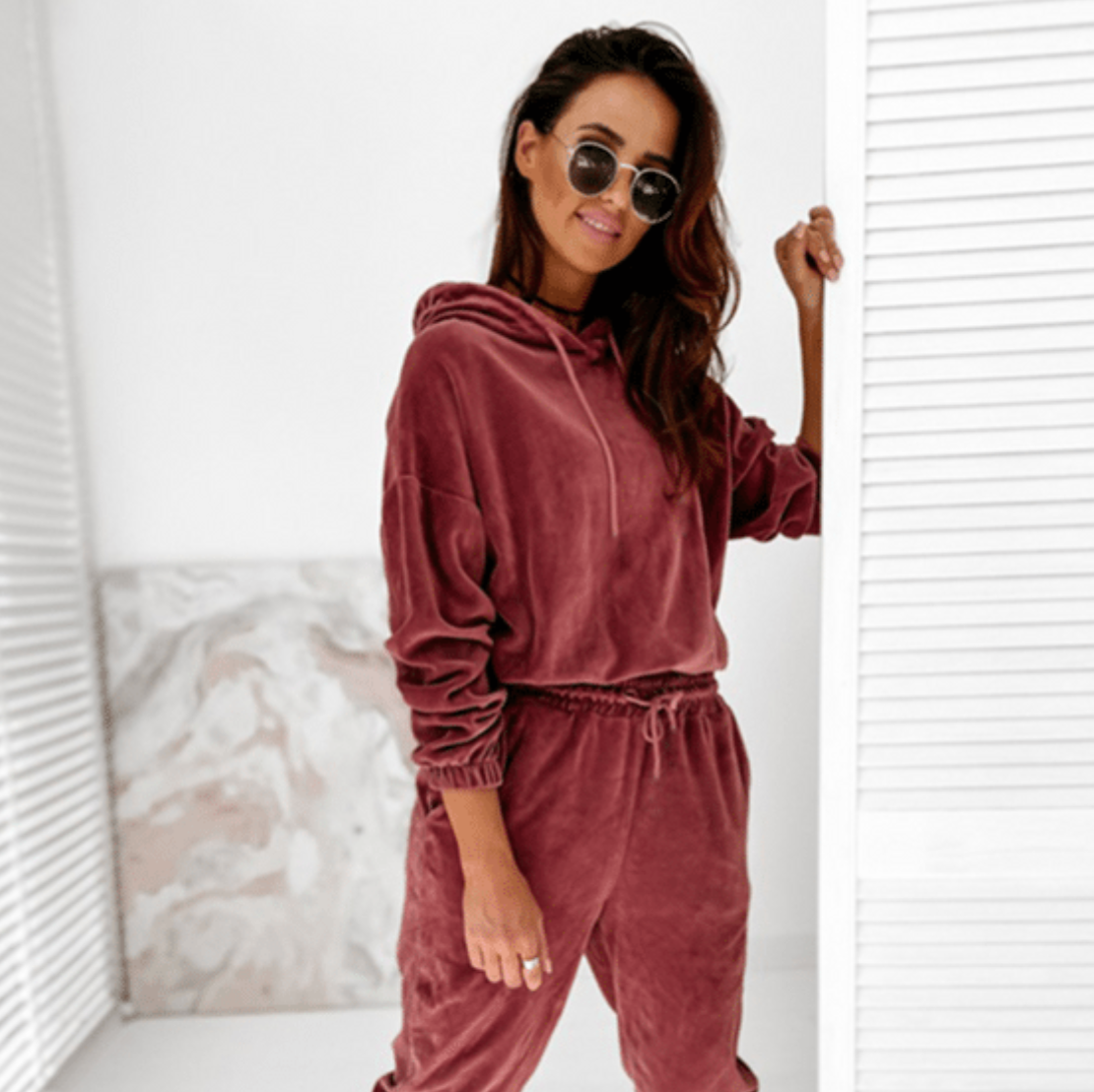 Fluwelen Trainingspak Stoer en Comfortabel – Norisse