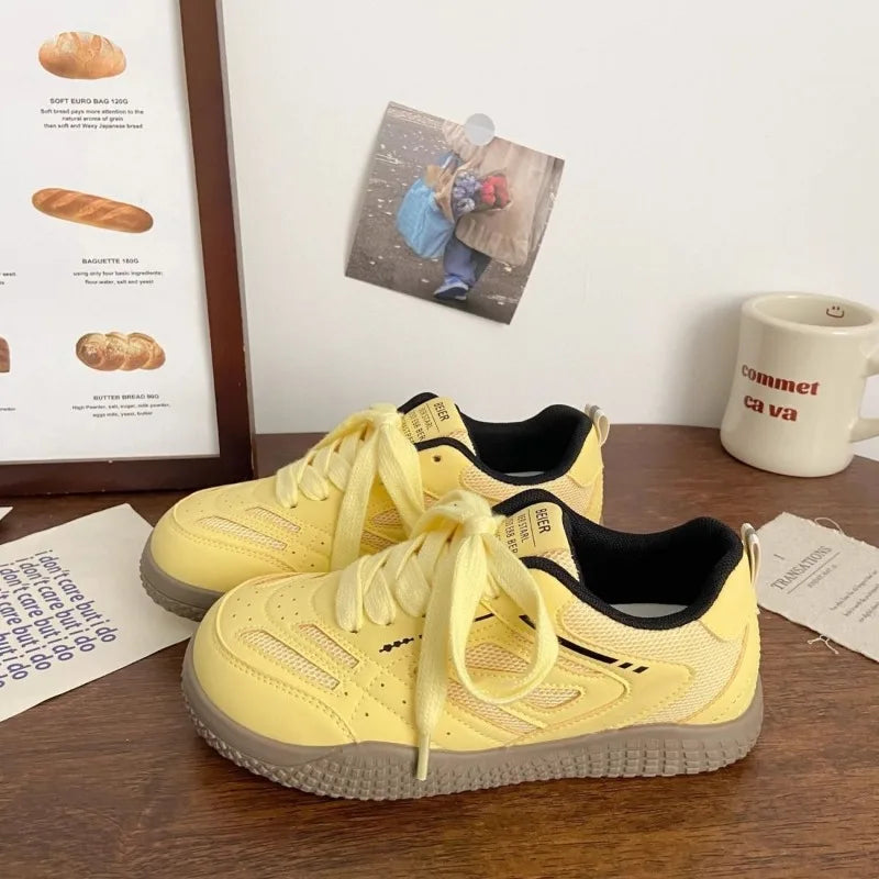 Retro Sneaker Sportieve Zool Vintage Stijl – Sollen