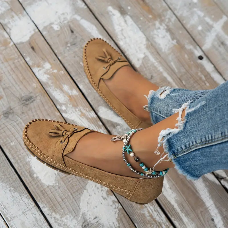 Loafers met Strikdetail en Flexibele Zool – Ulyssa