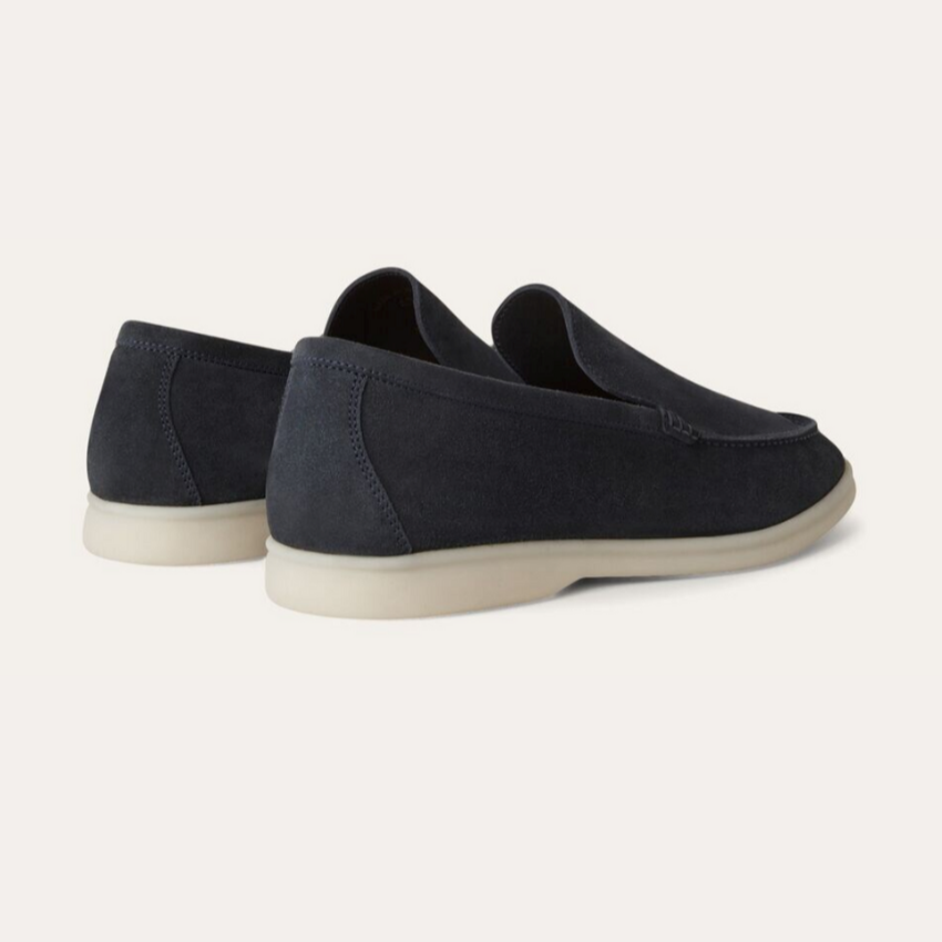 Loafers Premium Suède Marineblauw – Thijs