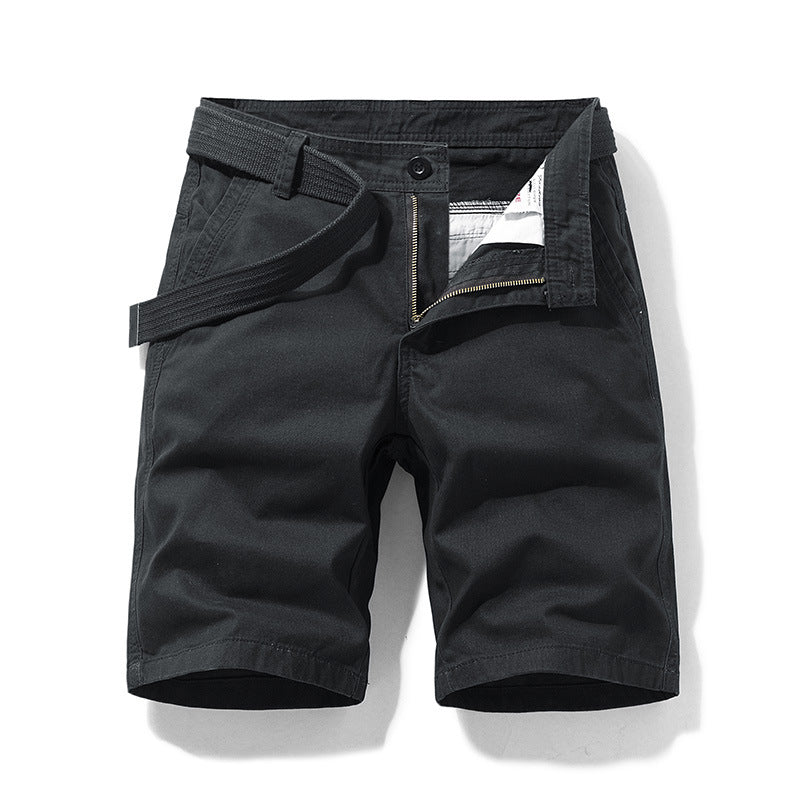 Cargo Shorts Katoenmengsel Knie Lengte Relaxed Fit – Jochem