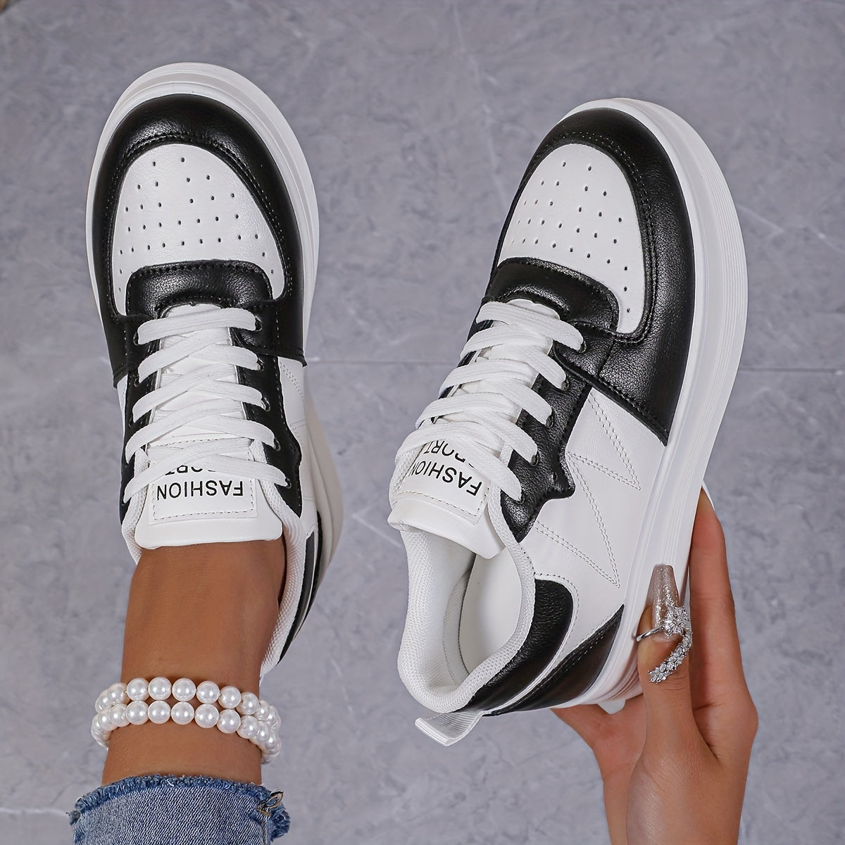 Dames Sneakers Comfortabel Plat Design – Elize
