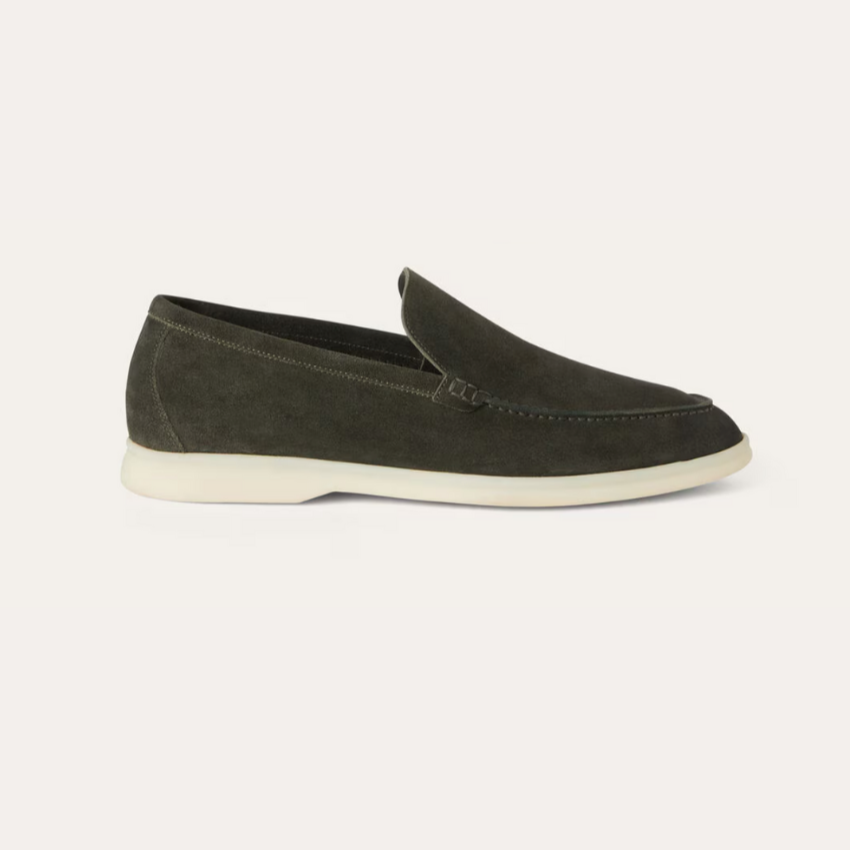 Loafers Premium Suède Profond Groen – Gert