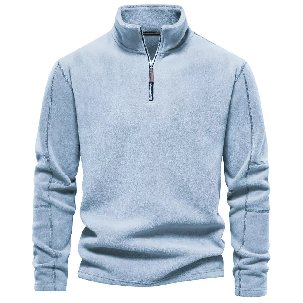 Heren Dikke Fleece Sweatshirt half zip - Simon