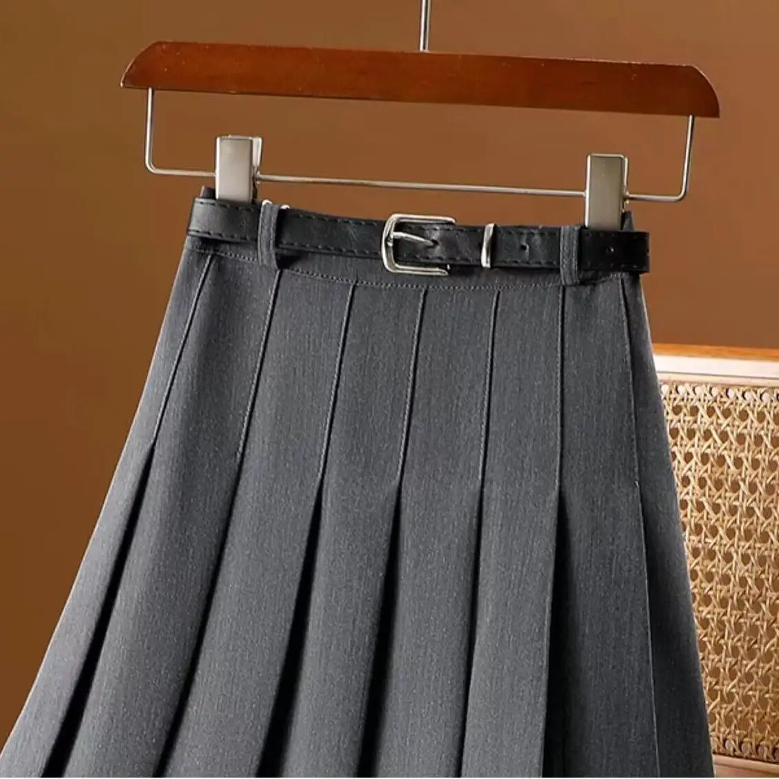 Geplooide Midi Rok Stijlvol en Comfortabel – Eefje