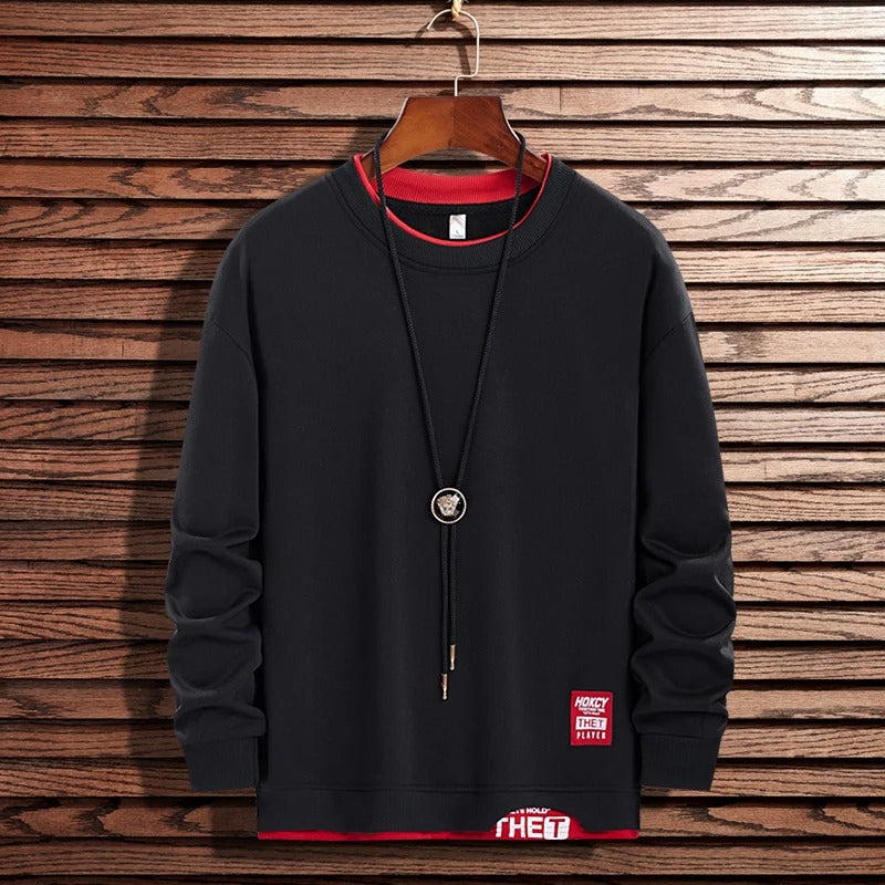 Pullover Zwart & Grijs Stijlvol Casual – Valentijn