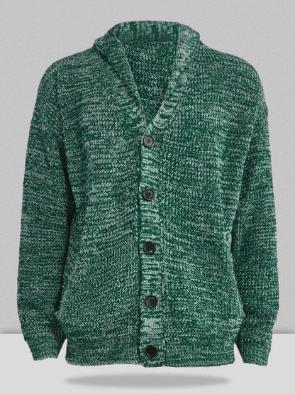 Trui met Rits Effen Kleur Slim Fit – Rienk