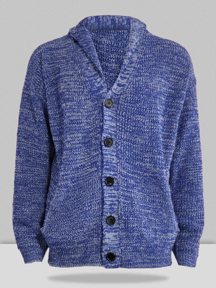 Trui met Rits Effen Kleur Slim Fit – Rienk