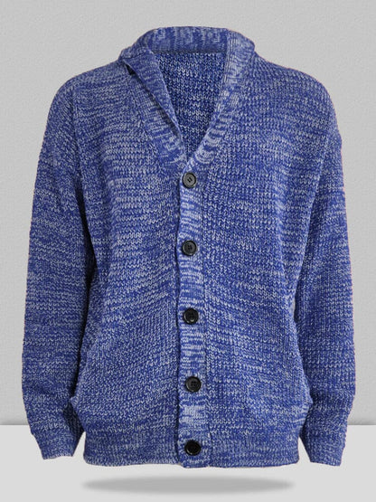 Trui met Rits Effen Kleur Slim Fit – Rienk