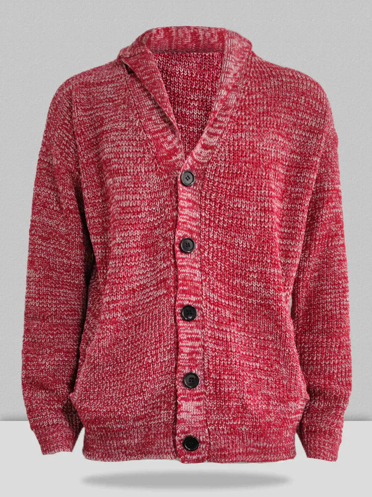 Trui met Rits Effen Kleur Slim Fit – Rienk