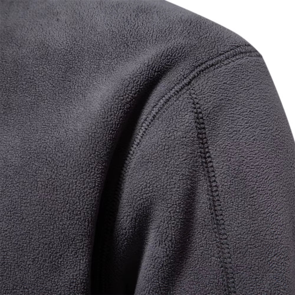 Heren Dikke Fleece Sweatshirt half zip - Simon