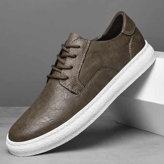 Luxe Leren Sneakers - Cas