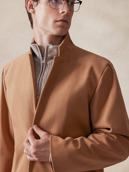 Jasje Comfortabel Staande Kraag Tweed – Maikel