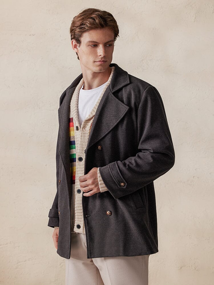 Tweed Jas Dubbelzijdig Stijlvol Design – Ruurd