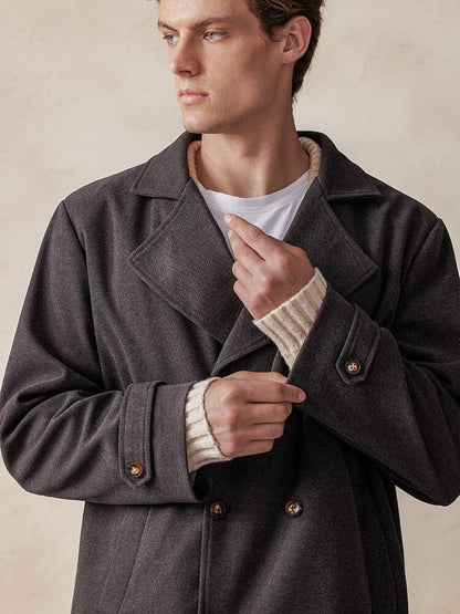 Tweed Jas Dubbelzijdig Stijlvol Design – Ruurd