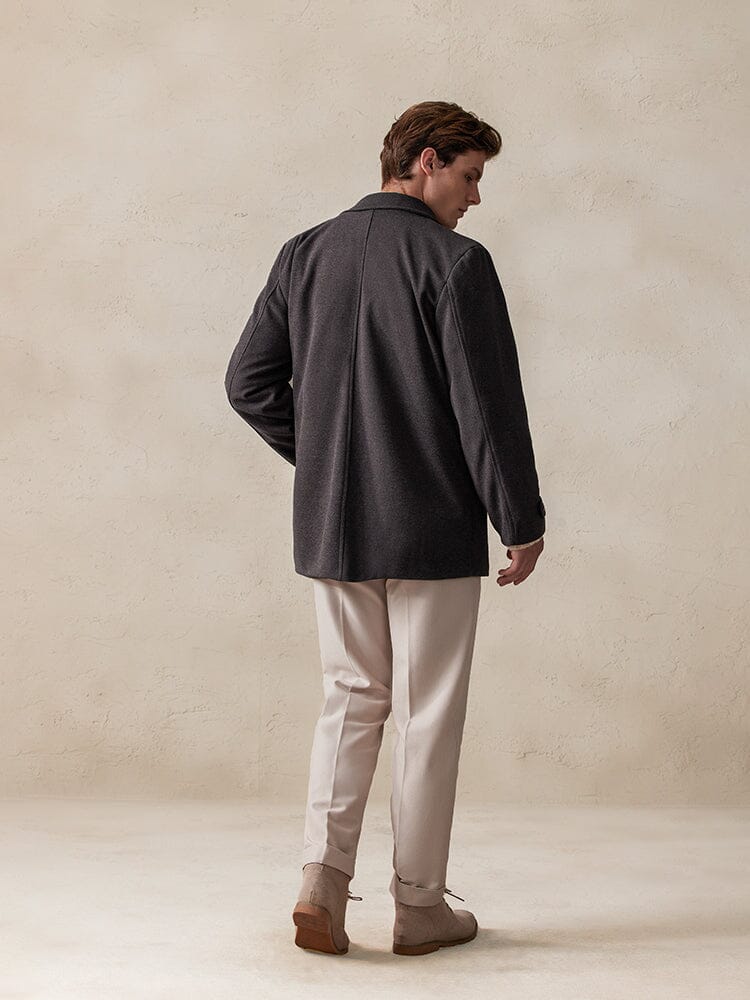 Tweed Jas Dubbelzijdig Stijlvol Design – Ruurd