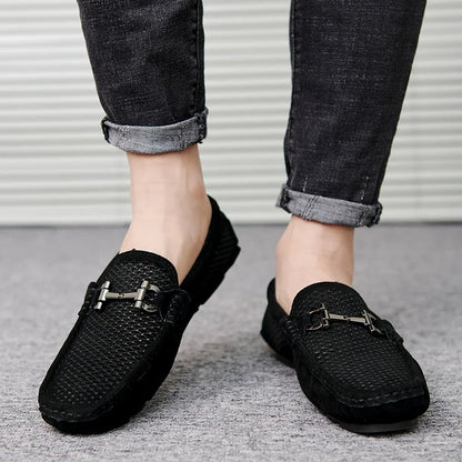 platte ademende loafers heren - Sebastian