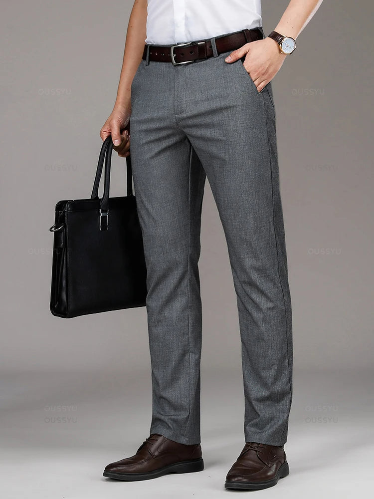 zakelijke zachte pantalon - Henry