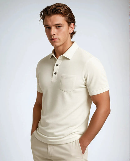 Poloshirt Korte Mouwen Ademend Polyester – Jeremiah