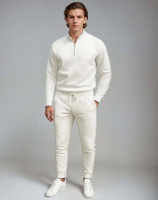 Joggingpak Katoen Halve Rits Comfortabel – Cezar