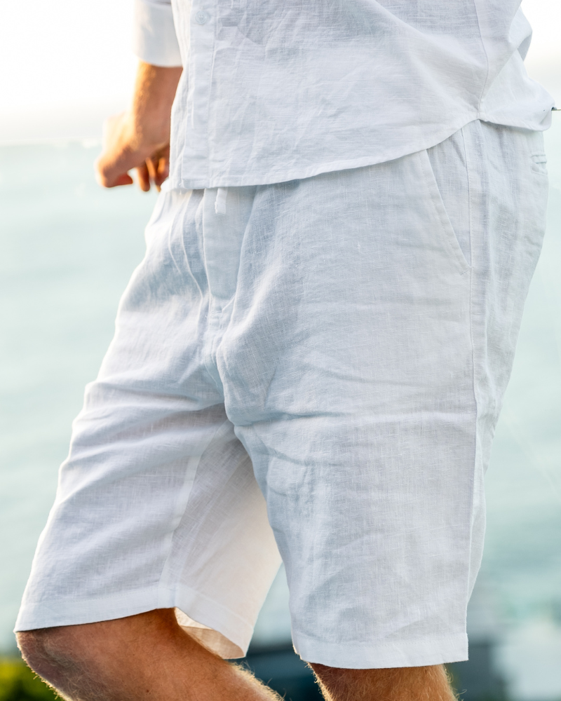 Linnen Shorts Lichtgewicht Ademend Comfortabel – Jeroene